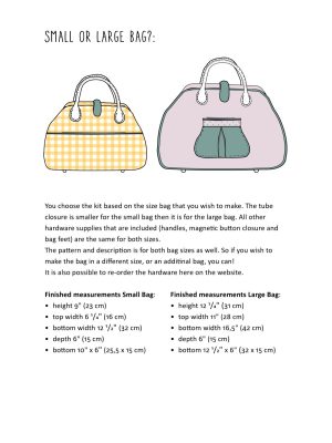 Small or Large Carpet Bag