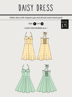 technische tekening daisy dress